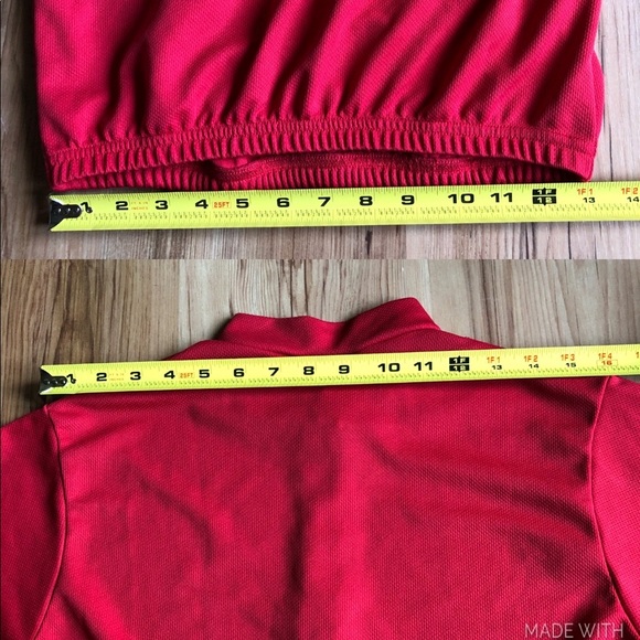 REVI Cycling Jersey Biking Shirt Small Red UNISEX - Picture 9 of 15